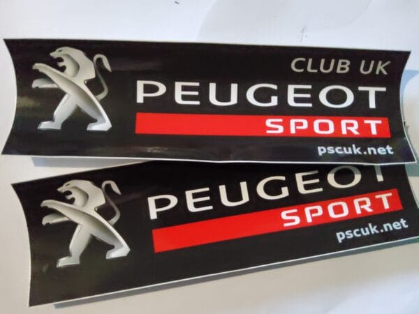 PSCUK club window stickers (pair)