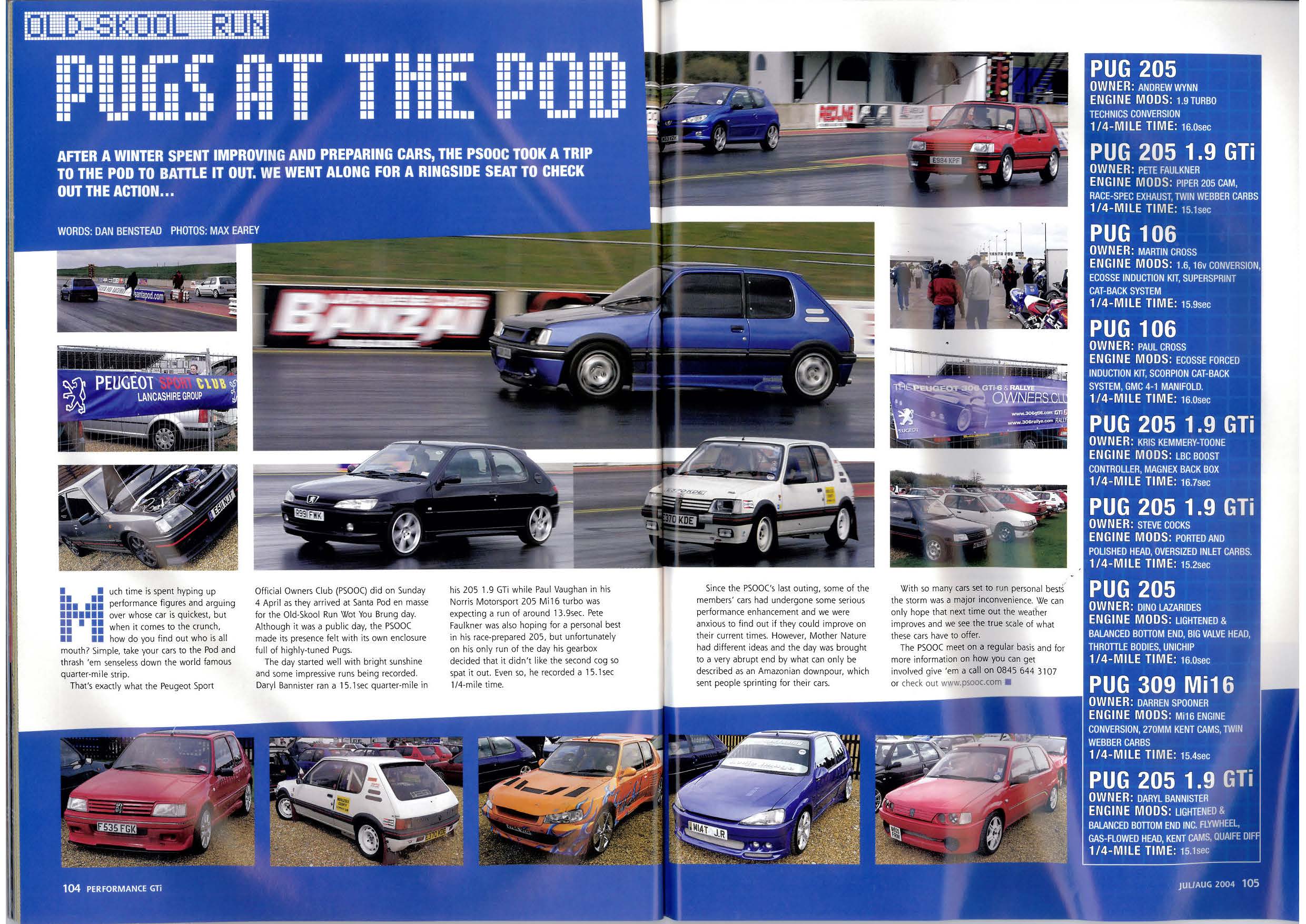 Pugs at the Pod PGTI Jul 04