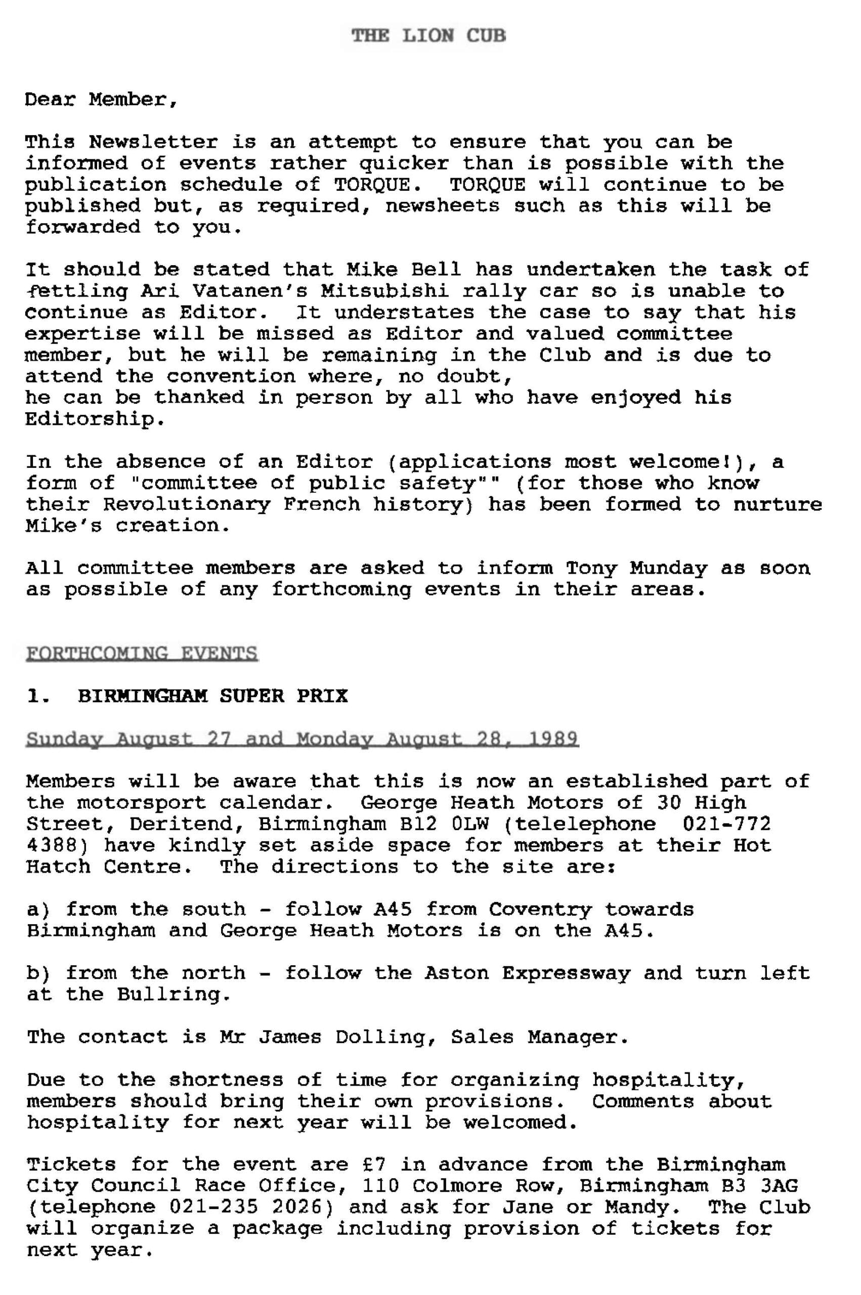 The Lion Cub Issue 1