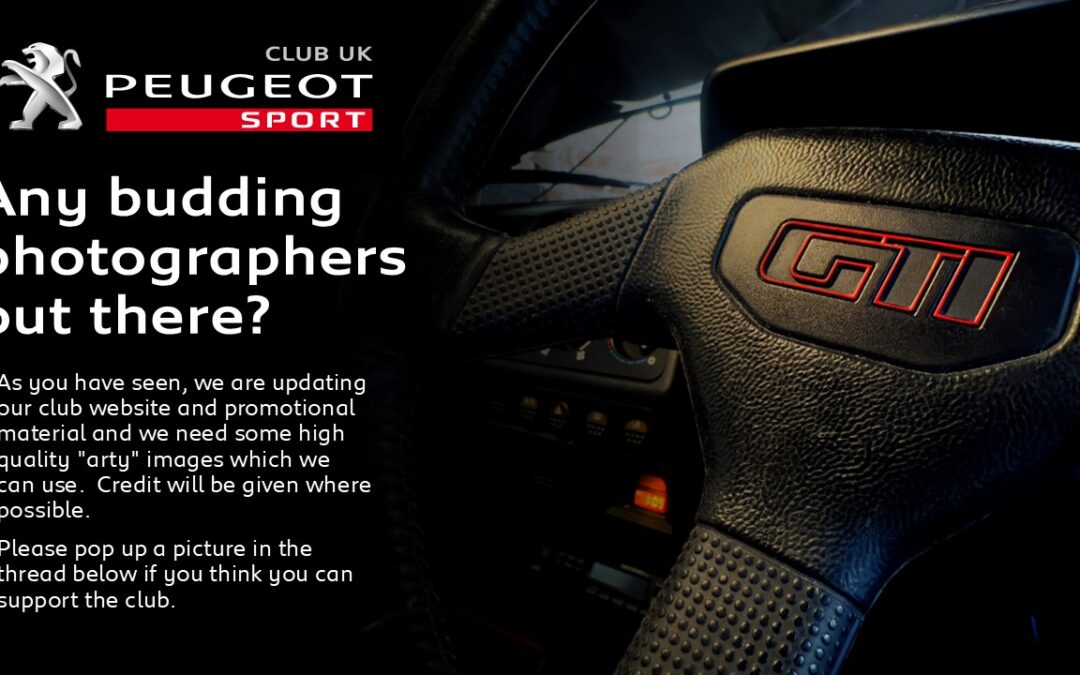 Budding Photographers Required!