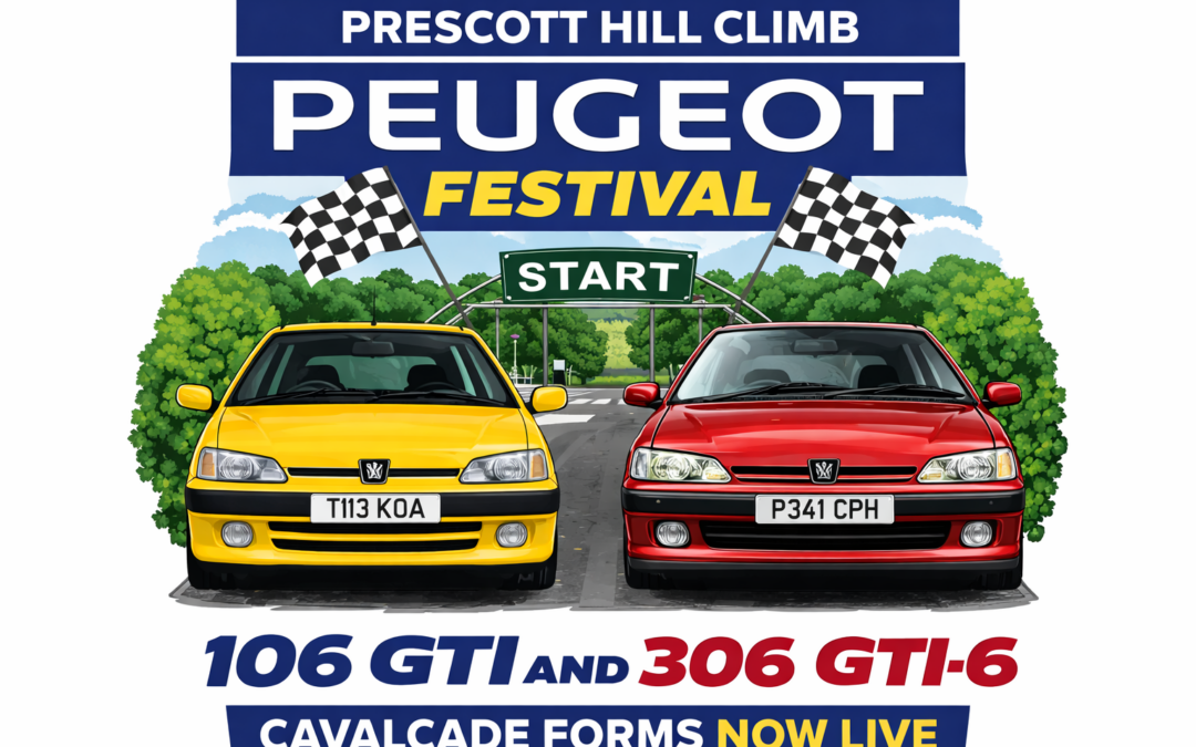 106 GTI & 306 GTI-6 Calvacade Forms Live! – Anniversary Run